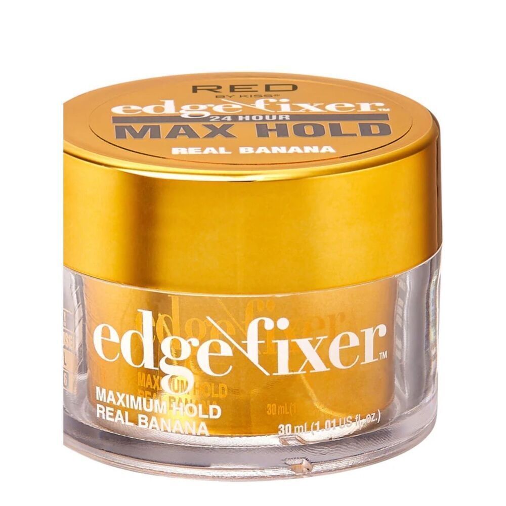 2pk- Kiss edge Fixer Max Hold a hair Gel banana